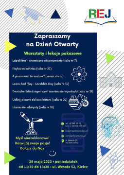 Zapraszamy na Dzień Otwarty w Liceum