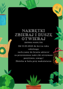 Zbiórka nakrętek i baterii