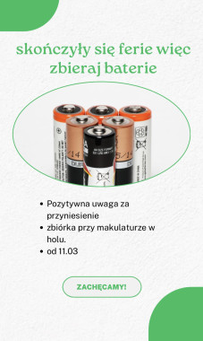 Zbiórka nakrętek i baterii