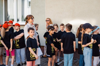 Podziękowania dla sponsorów nowego placu zabaw