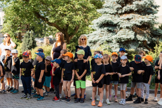 Podziękowania dla sponsorów nowego placu zabaw