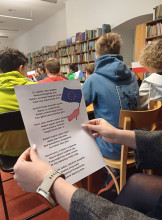 Klasy 7a i 7c w Bibliotece Pedagogicznej 