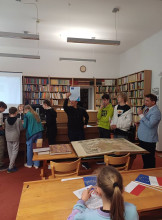 Klasy 7a i 7c w Bibliotece Pedagogicznej 