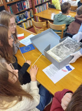 Klasy 7a i 7c w Bibliotece Pedagogicznej 