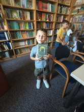 Wizyta klasy 1a w bibliotece