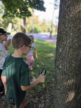 Lekcja w terenie klasy 1b