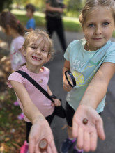 Lekcja w terenie klasy 1b