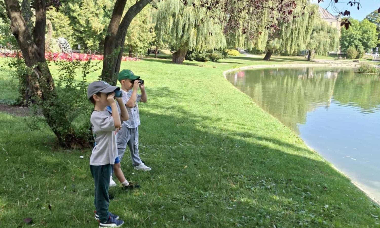 Lekcja w terenie klasy 1b