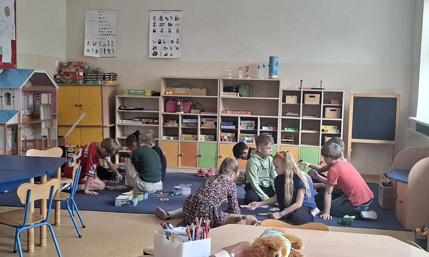 ﻿Dzisiaj w świetlicy królowały gry planszowe!