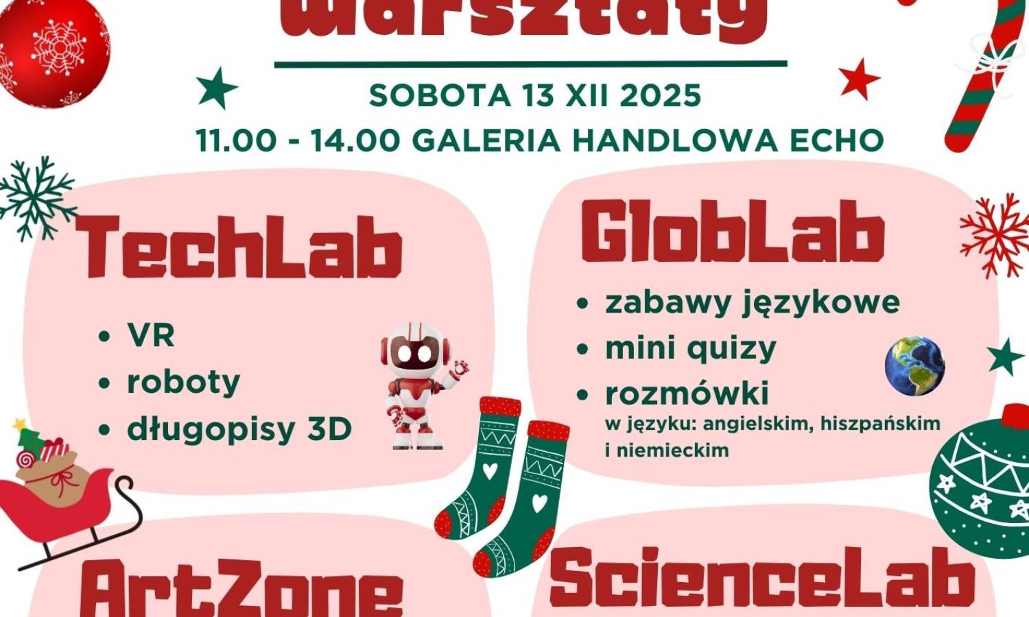 Darmowe warsztaty dla dzieci w Galerii Echo! 